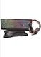 4in1 Colorful Backlit English/Arabic Wired Keyboard, Mouse, Headphone &amp; Mouse Pad PC Gaming Kit, 4 Bundle Set