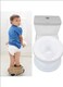 Toilet Training Toilet, Easy Cleaning Simulation, Vivid Discharge Sound, Toilet Seat for Toddlers, Mobile and Safe for Toddlers (Grey)