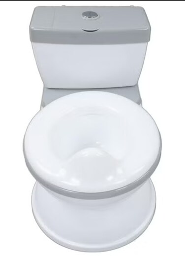 Toilet Training Toilet, Easy Cleaning Simulation, Vivid Discharge Sound, Toilet Seat for Toddlers, Mobile and Safe for Toddlers (Grey)