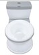 Toilet Training Toilet, Easy Cleaning Simulation, Vivid Discharge Sound, Toilet Seat for Toddlers, Mobile and Safe for Toddlers (Grey)
