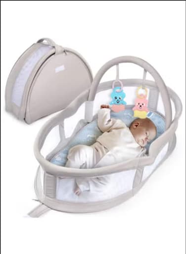 Radiotronics Little Baby portable foldable sleeping basket , Pack of 1