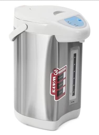 Stainless Steel Hot Water Dispenser - Ideal For School Home Office Hotel - 750W Thermos Button Control Water Tank
