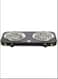 2000W Double Hot Plate Table Top Cooking Compact Portable Electric Hob Coil Burner Home Kitchen Camping Cooking Boiling Fryer Black