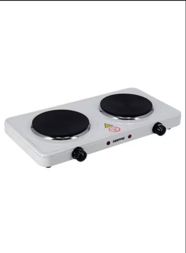 2000 Watt Electric Double Hotplate with Auto-Thermostat