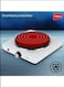 Radiotronics Electric Single Hot Plate (1500 Watts, White)