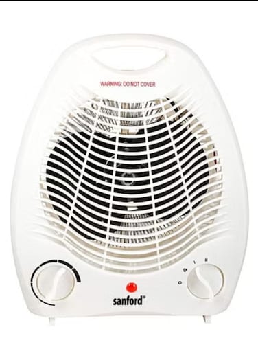 Premium Ceramic Room Heater SF1202RH with 1500W Power, Overheat Protection, Ideal for Bedrooms, Offices, and Small Living Spaces.