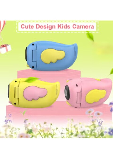 Radiotronics Kids Digital Camera Children Camera 15 Million Pixels Kids Digital Video Camera with Ai Technology Blue