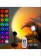 Sunset Lamp Projector Led Lights for Bedroom Night Light RGB Lights Sun/Sunlight/Sunrise Lamp 10w 360&deg; Rotation Rainbow Projection Room