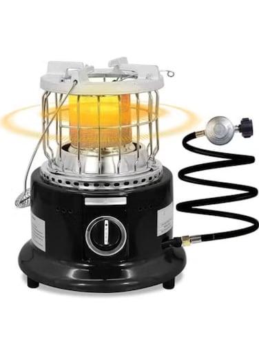 Propane Heater - Portable Tent Heater, Camping Gas Heater and Stove, Outdoor/Indoor Ice Fishing Hiking Hunting Survival Emergency, Black