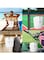 Radiotronics Portable Anti-Theft Lock Box, Portable Security Lock Bag, Mobile Travel Safe & Beach Safe with Numbers Lock for Beach, Camping, Travel, Sports, Shopping (White)