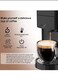 Radiotronics 4in1 Espresso Machine, Customize Volume Settings, Single Serve Coffee Maker,1450W Coffee Machine