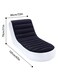 Inflatable Lounger Sofa, Portable Single Casual Comfortable Air Sofa Bed Tatami with Curved Backrest for Home Outdoor Beach Travel Camping