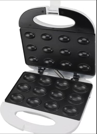 Walnut Cookie Maker, 750W Electric Walnut Cookie Maker Oreshnitsa Maker, Non Stick Nut Waffle Maker, Walnut Cookie Maker for Breakfast, 12pcs Capacity