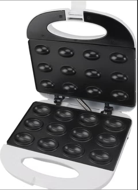 Radiotronics Walnut Cookie Maker, 750W Electric Walnut Cookie Maker Oreshnitsa Maker, Non Stick Nut Waffle Maker, Walnut Cookie Maker for Breakfast, 12pcs Capacity