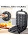 Mini Donut Maker, Mini pancakes maker Machine, Bake 16 Mini Doughnuts, Non-stick Surface, cake machine, Double-sided heating