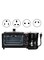 Radiotronics Breakfast Station Multifunctional Oven Electric 3 in 1 Household Breakfast Machine with Coffee maker and Griddle for Family (Color : BLACK)