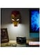 Iron Man Helmet Light a Marvel Fan Collectible Gift, Avengers Bedroom Accent Night Light for Wall or Desk, Superhero Decor Lamp for Adults and Kids