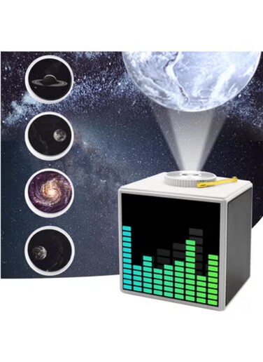 Star Projector Galaxy Projector with Bluetooth, Home Planetarium Projector with Four Effects, Planet Presentation for Kids, Teen Girls, Adults