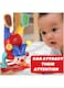 Plastic Baby Doll Inverted Clown Toy Shine Childrens Toys Electric Kids Plaything Supply Red