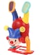 Plastic Baby Doll Inverted Clown Toy Shine Childrens Toys Electric Kids Plaything Supply Red