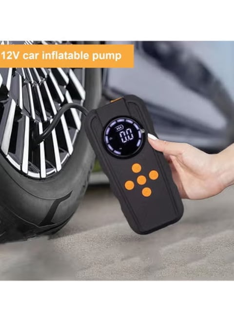 Radiotronics Jump Starter - LED Light Portable Charger, 12V Jump Starter Power Pack - Lightweight Quick Inflation Jump Start Battery Pack for Car Motorcycle Bikes E-bikes