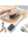 2 in 1 Multifunction Cleaning Brush, Liquid Adding Soft Fur Cleaning Brush, Multifunctional Shoe Brush with Liquid Box, Cleaning Brush