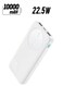 High-Capacity 2.4A LED Power Bank with 22.5W Fast Charging Capability and 10,000mAh Battery for Reliable Portable Power Supply