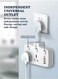 Fast Charging Wall Charger 2 Universal Outlets Power Strip For Mobile Phone USB Power Socket For Charger