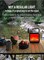 Radiotronics Solar LED Worklight, Floodlight Waterproof Emergency Searchlight, Outdoor Flashlight Security Light for Camping (Multiple Lighting Modes Solar Lantern Flashlight)