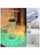Bedlight Touch Light, 16 RGB Remote Control Dimmable Color Crystal Lampshade, Suitable for Bedroom Living Room with USB Charging Port Atmosphere Light