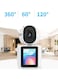 2.4G Camera 1080P, 120&deg; Wide Angle Lens 2-Way Intercom Video NightMotion Detection Camera for Home Security, Baby Monitor