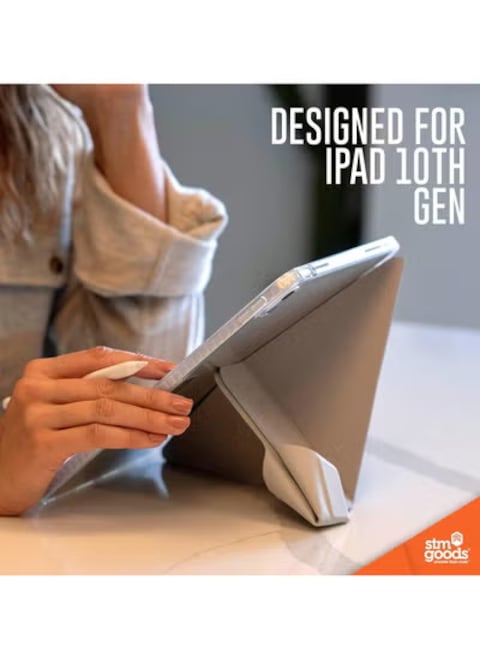 iPad 10th Gen Protective Case with Innovative Origami Magnetic Cover, Slim, Integrated Apple Pencil Holder - Perfect for Travel, Teens, Streamers and Professionals