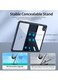 iPad Case for iPad Pro 12.9 inch 2022 Ultra Slim Protective Case Support Wireless Apple Pencil Charging Shockproof Case for iPad Pro 12.9 case 2021 2020 2018 with Stand, Black