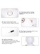 Portable Humidifier, Air Humidifier Moisturize Dry Skin Unique Design Working Hours 6-8 for Plants Office Car Baby Room(white)