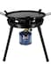 Gas Bullet Gas Grill with Wok for Screw Cartridges Gas (Gas Stove + 12 Cartridges)