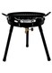 Gas Bullet Gas Grill with Wok for Screw Cartridges Gas (Gas Stove + 12 Cartridges)
