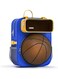 Radiotronics Basketball Backpack with Ball Compartment, Children's Backpack for School 5-12 Years, Waterproof Sports Bag for Football, Volleyball, Football, blue