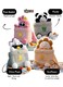 Radiotronics Waterproof Kawaii Soft toy Backpack Plush Toy Cartoon Children Bag for 3~8 Years