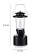 Portable Humidifier with Dimmable Light for Travel and Camping, USB Charging Hanging Humidifier with Warm and White Lights. Black