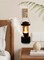 Radiotronics Portable Humidifier with Dimmable Light for Travel and Camping, USB Charging Hanging Humidifier with Warm and White Lights. Black