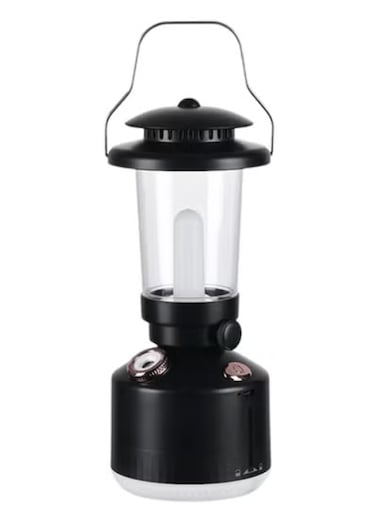 Portable Humidifier with Dimmable Light for Travel and Camping, USB Charging Hanging Humidifier with Warm and White Lights. Black