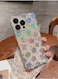 Luxury Aurora Laser Glitter Clear Hard Phone Case for iPhone 13 11 14 14 Plus 13 12 Pro Max 11 Cute Transparent Soft Cover, F, for iPhone 13Pro