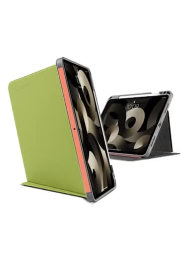 Vertical Case for 10.9 Inch iPad Air 5th/4th Gen (2022/2020), Protective iPad Case with iPad Pencil Holder, Support iPad Pencil Wireless Charging, Blue