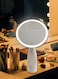 Lighted Makeup Mirror with Portable 5X Magnifying Small Vanity Mirror, Touch Sensor Control, Natural Daylight, White