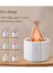 280ml Campfire Simulated Flame Diffuser Air Humidifier Ultrasonic Mist Maker Remote Control LED Oil Lamp