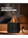 280ml Campfire Simulated Flame Diffuser Air Humidifier Ultrasonic Mist Maker Remote Control LED Oil Lamp