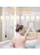 Electric Body Shower Brush, IP68 Waterproof Body Scrubber Back Brush Long Handle Exfoliating Spin Scrubber for Bathing Shower