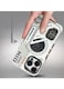 For iPhone 16/15/14/13/12 Mobile Phone Case Technology Sense Mechanical Magnetic Frosted Protective Cover (White, iPhone14Pro)