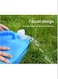 Silicone Folding Water with Handle Portable Organization Container for Outdoor Traveling Camping Portable Contain