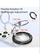 Magnetic Phone Ring Holder Adjustable Stand for Mag Safe, Removable Magnetic Magnet Finger Grip Kickstand, Black